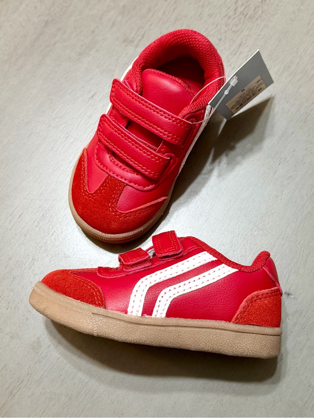 Cat & Jack Red and White Toddler Sneakers